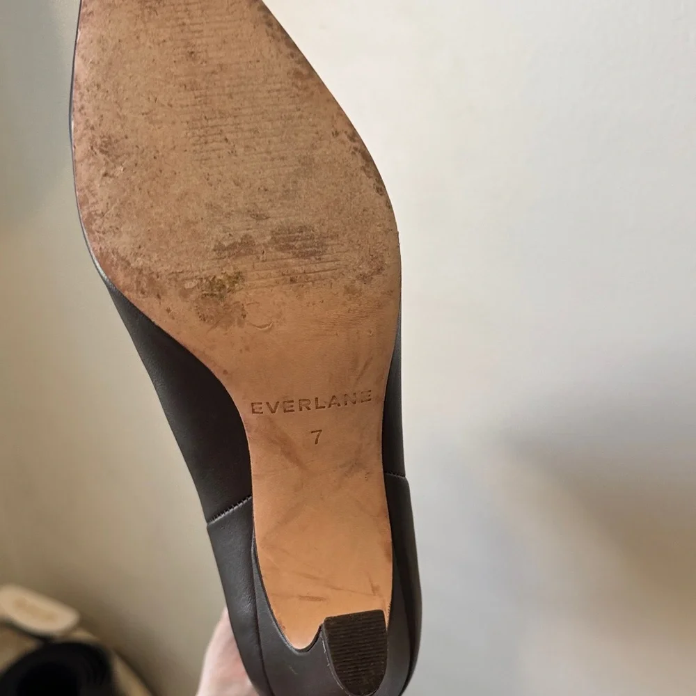 Everlane The Knee-High Banana Boot, Dark Brown, Sz 7 - Picture 8 of 9